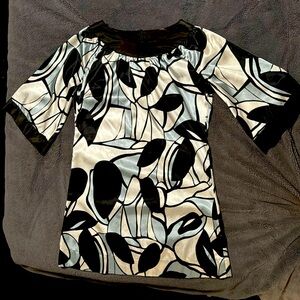 BCBG printed dress size medium